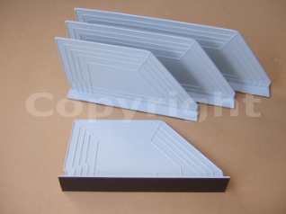 Separatore magnetico per scafalature metalliche magnetall surl ... Ripiani metallici per scaffali misure