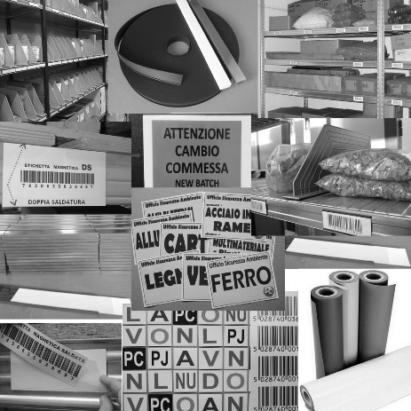 Foglio magnetico stampato