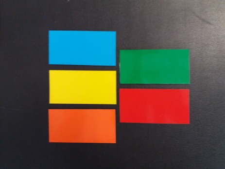 Foglio magnetico con PVC bianco o colorato