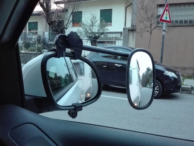 Specchio con supperto magnetico per caravan