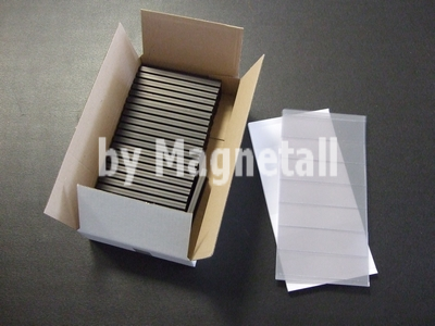 Etichetta magnetica tipo C complete di cartoncino e PVC