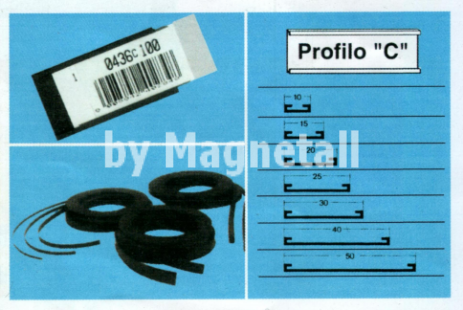 Etichetta magnetica tipo C