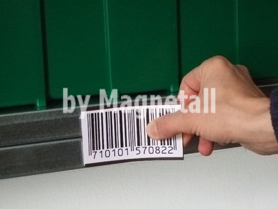 Etichetta magnetica tipo C complete di cartoncino e PVC