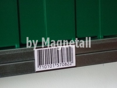 Etichette magnetiche tipo C complete di cartoncino e PVC