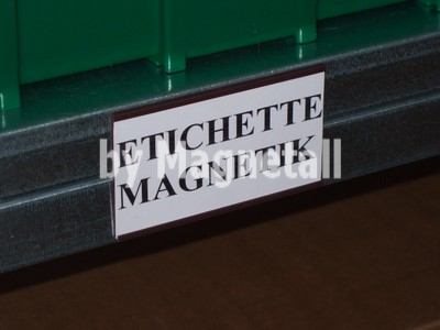 Etichette magnetiche tipo C complete di cartoncino e PVC