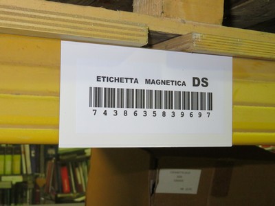 Etichetta DS con PVC trasparente saldato sopra e sotto