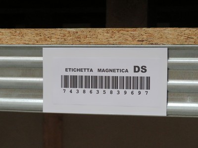 Etichetta DS con PVC trasparente saldato sopra e sotto