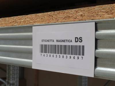 Etichetta DS con PVC trasparente saldato sopra e sotto