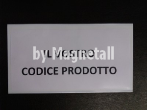 Etichetta DS con PVC trasparente saldato sopra e sotto