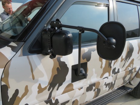 Specchio con supperto magnetico per caravan