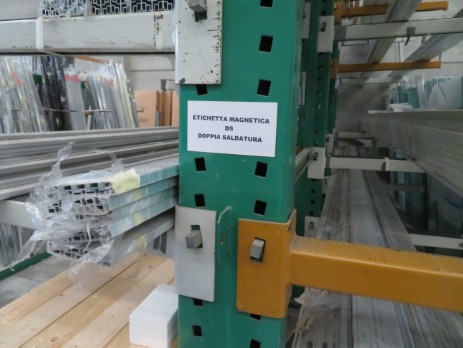 Etichetta DS con PVC trasparente saldato sopra e sotto