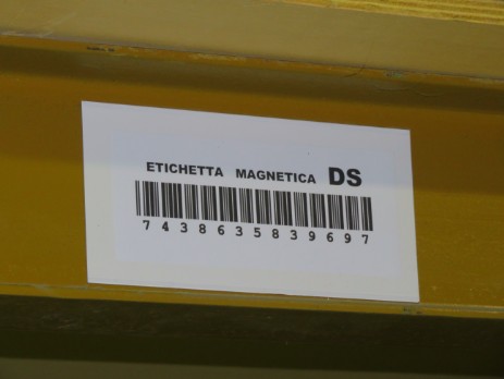 Etichetta DS con PVC trasparente saldato sopra e sotto