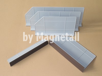 Divisorio in plastica con sotto magnete