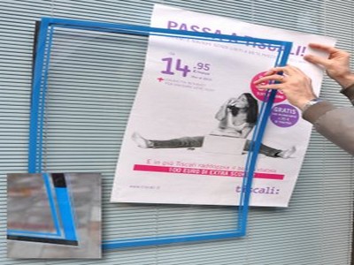 Display magnetico da parete