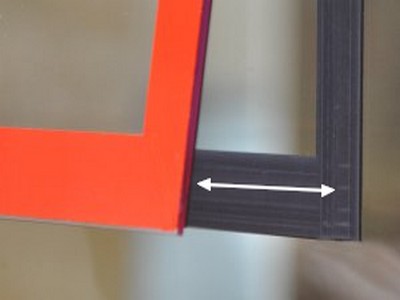 Display magnetico da parete