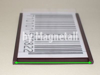 Etichette magnetiche tipo C complete di cartoncino e PVC