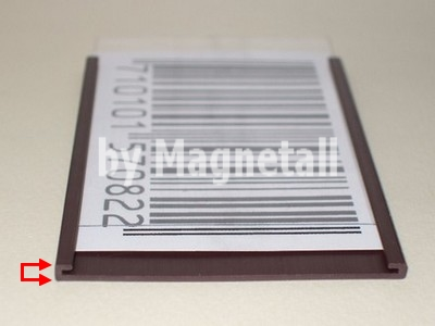 Etichetta magnetica tipo C completa di cartoncino e PVC