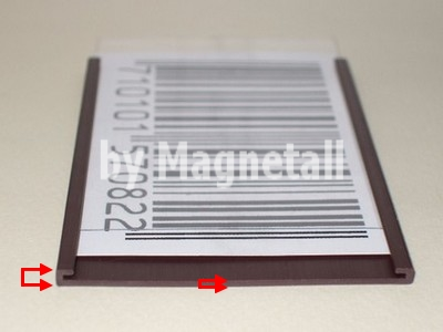 Etichetta magnetica tipo C completa di cartoncino e PVC