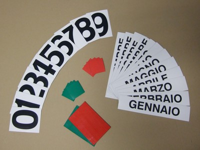 Foglio magnetico stampato