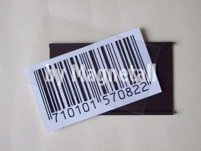 Etichette magnetiche tipo C complete di cartoncino e PVC