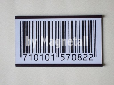 Etichette magnetiche tipo C complete di cartoncino e PVC