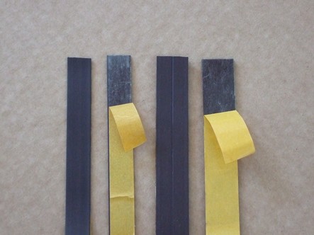 Profilo magnetico liscio con biadesivo