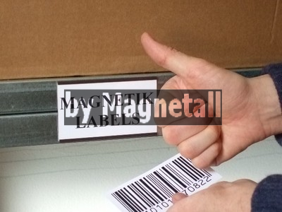Etichette magnetiche tipo C completa di cartoncino e PVC