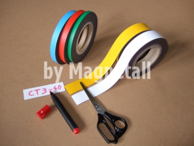 WRITABLE and ERASABLE magnetic labels