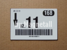 Large dimentions plain magnetic labels