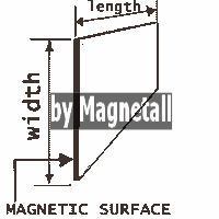 writable/easbale magnetic lables dimentions