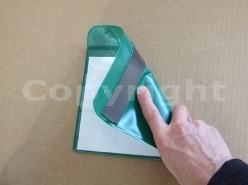Pocket with magnetic strip